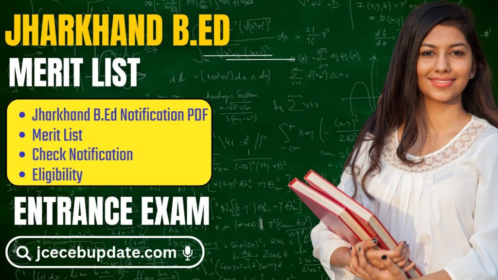 Jharkhand B.Ed Merit List 2025