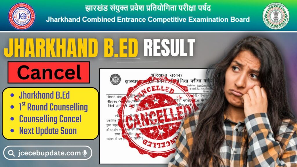 Jharkhand B.Ed/M.Ed/B.P.Ed Entrance Exam Result